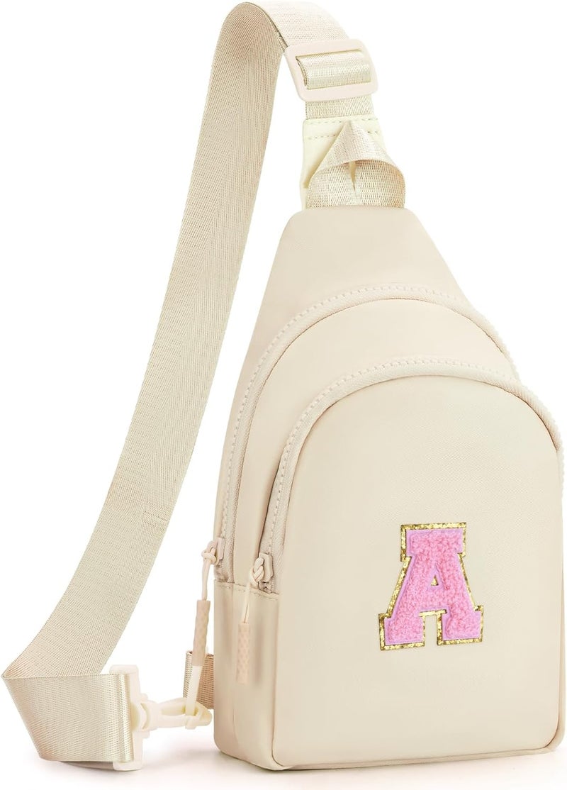 Fystdtote Birthday Gift for 5 6 7 8 9 10 11 12 13 14 15 16 Year Old Girls Fanny Pack Crossbody Bags for Women,Cute Trendy Stuff - Khaki,A - Image 1